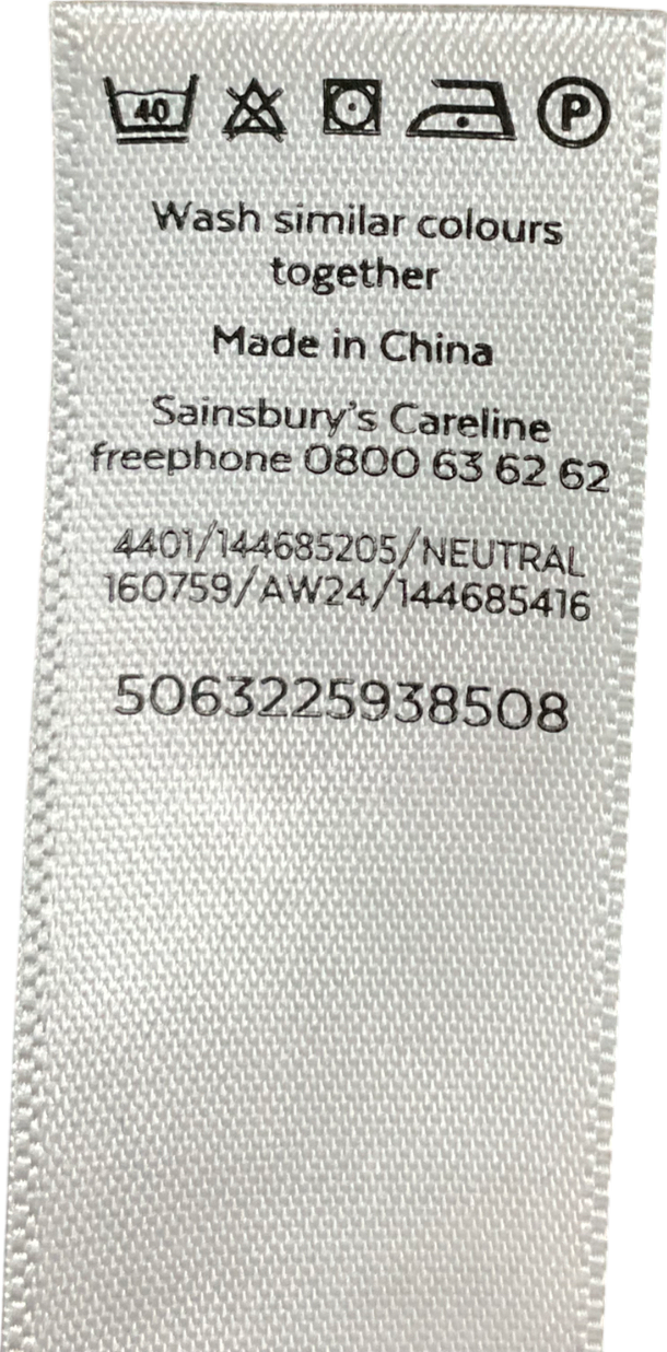 TU Beige Neutral Tweed Mini Skirt UK 8