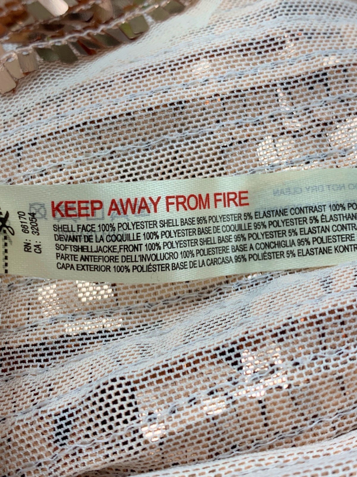 Free People Champagne Combo Sequin Camisole UK S