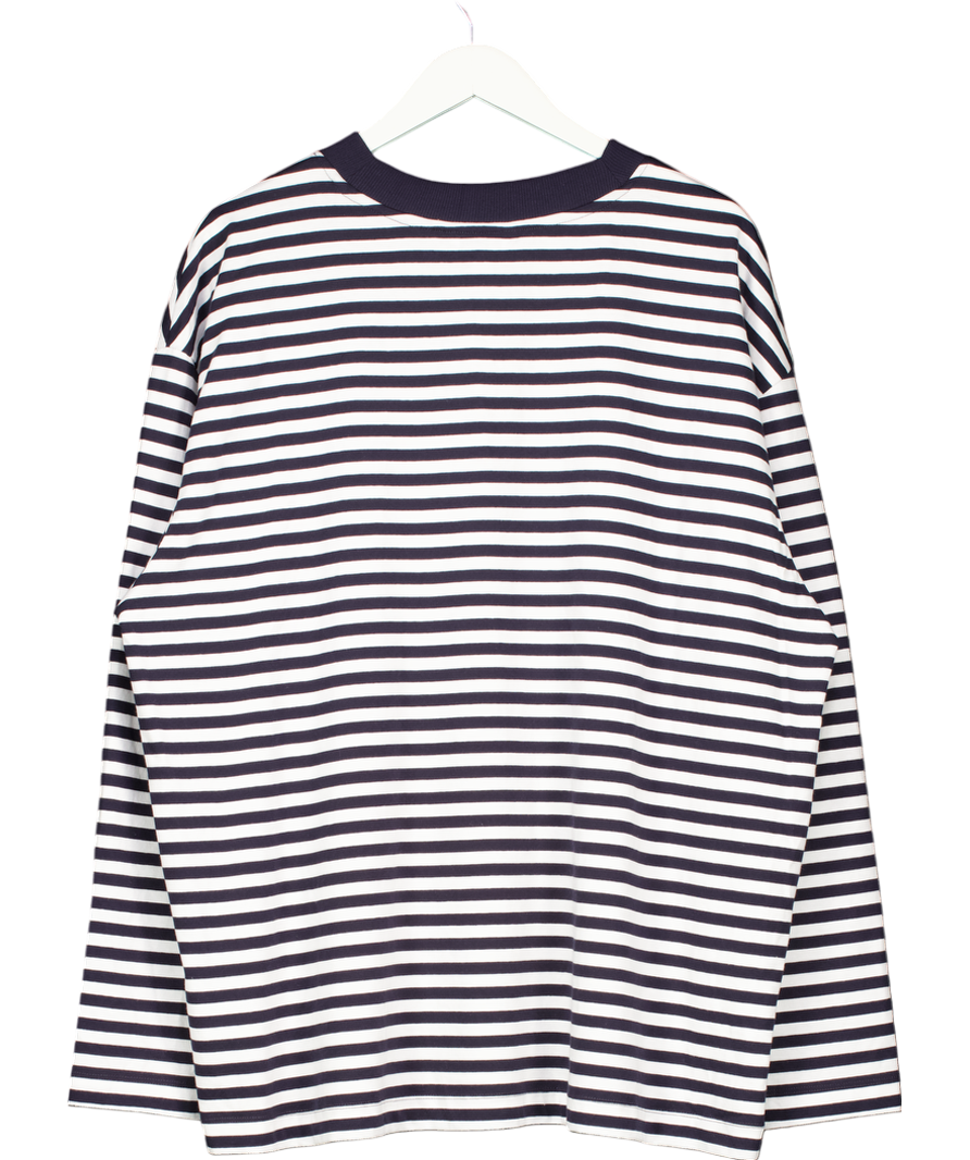 Next Blue Slouch Fit Long Sleeve Top UK 20