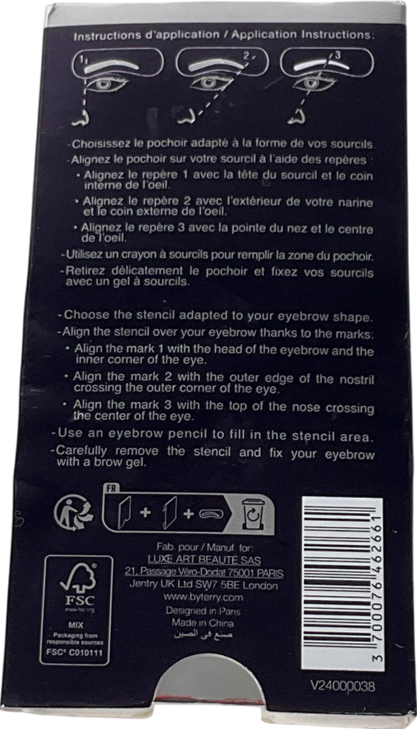 BY TERRY Tool-expert Eyebrow Stencil 5 stencils