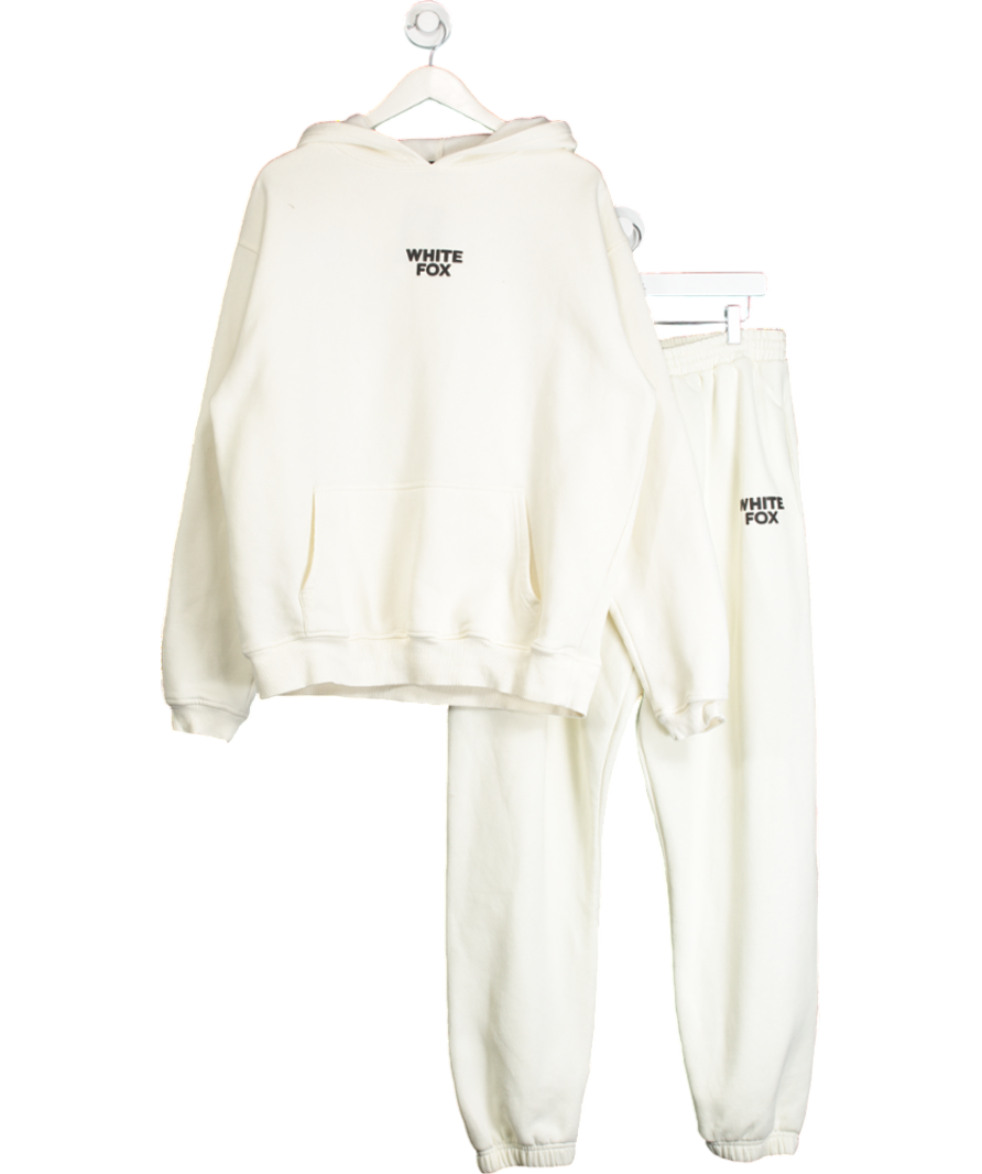 White Fox Cream 2-piece Dream Club Tracksuit UK L/XL