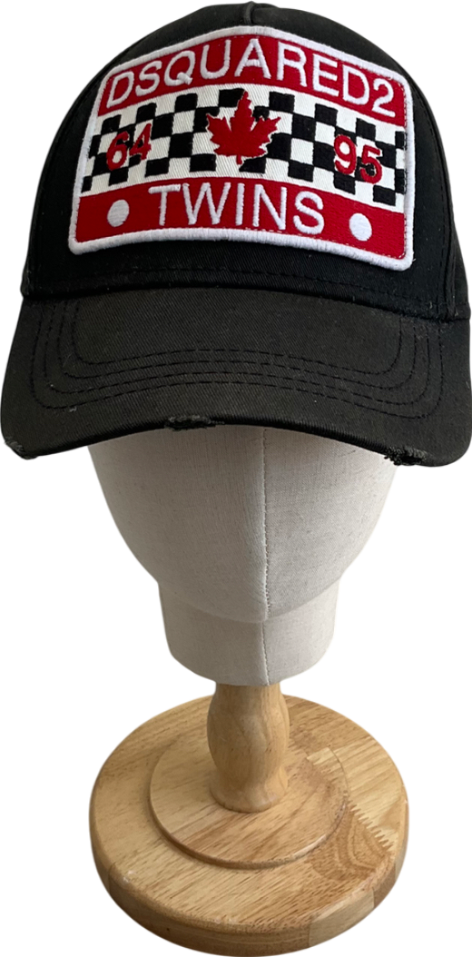 DSQUARED2 Black Twins Cap One Size