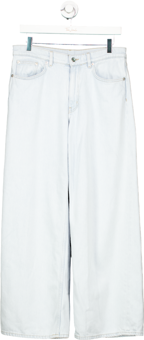 Tommy Jeans Light Blue Wide Leg Jeans UK 10
