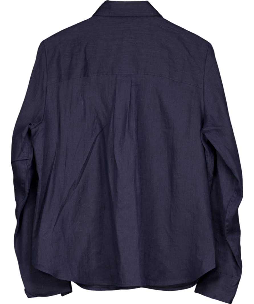 Boden Blue Sienna Linen Shirt UK 18