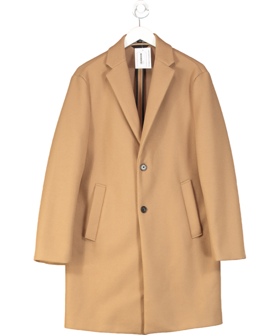 ZARA Beige Relaxed Fit 4 Way Coat UK M