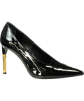 Nina Ricci Black Pointed Patent Heels UK 7 EU 40 👠
