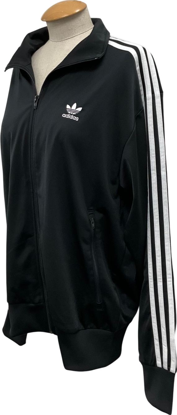 adidas Black Firebird Track Top UK M