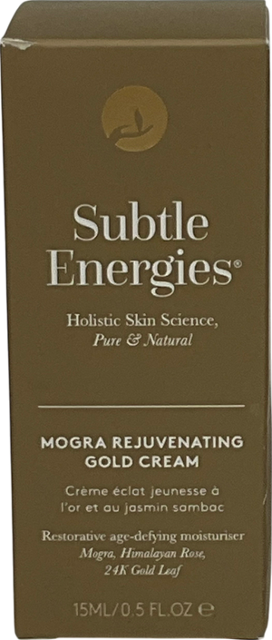 subtle energies Rejuvenating Gold Cream Moisturiser 15ml