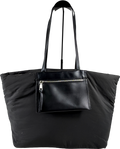 M&S Black Nylon Tote Bag