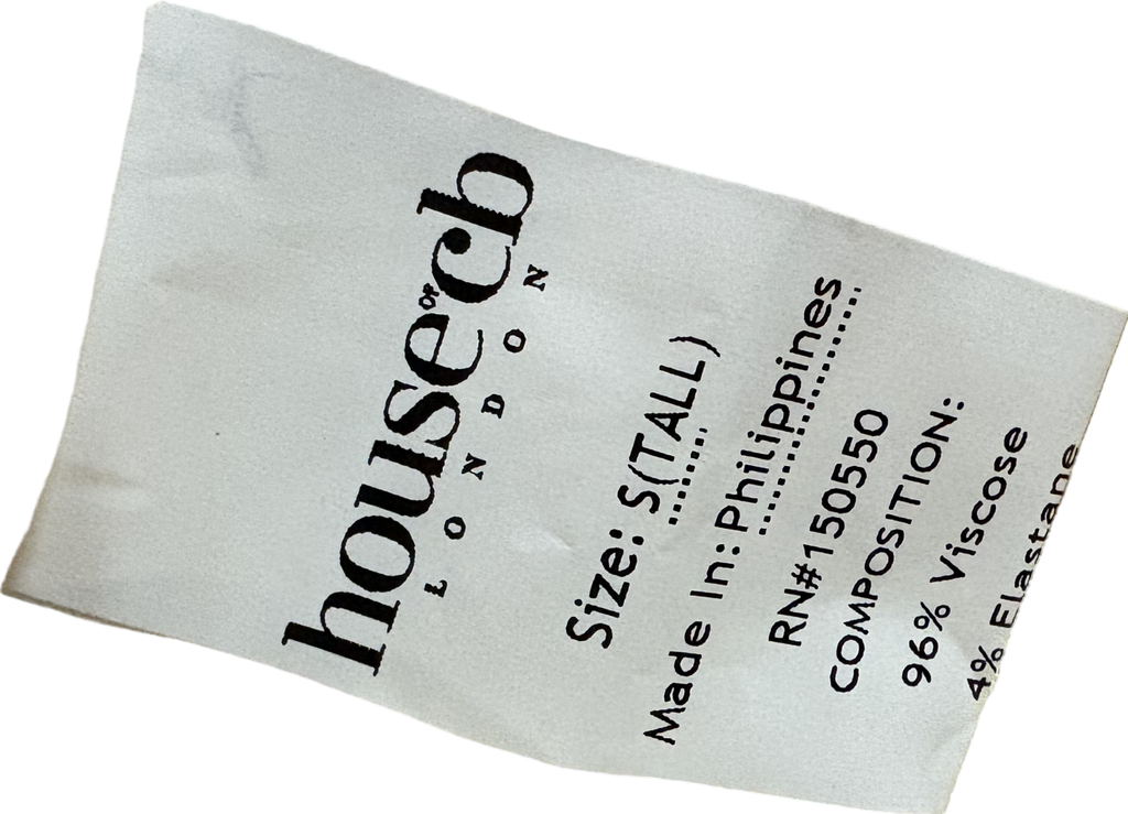 House of CB Cream Tall Fit Dress S