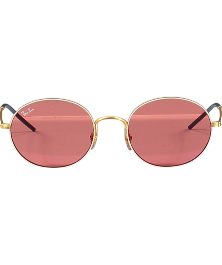 Ray-Ban Pink Oval Metal 3594 Sunglasses