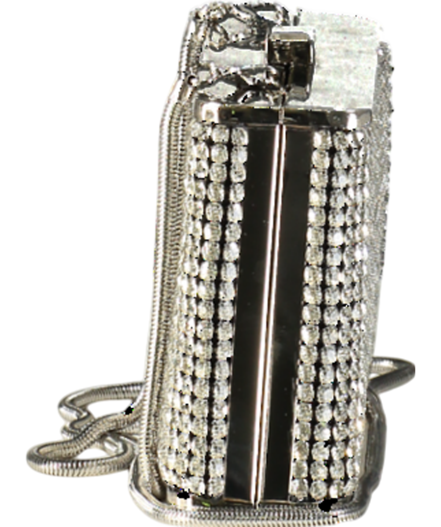 Karen Millen Metallic Rhinestone Clutch Bag