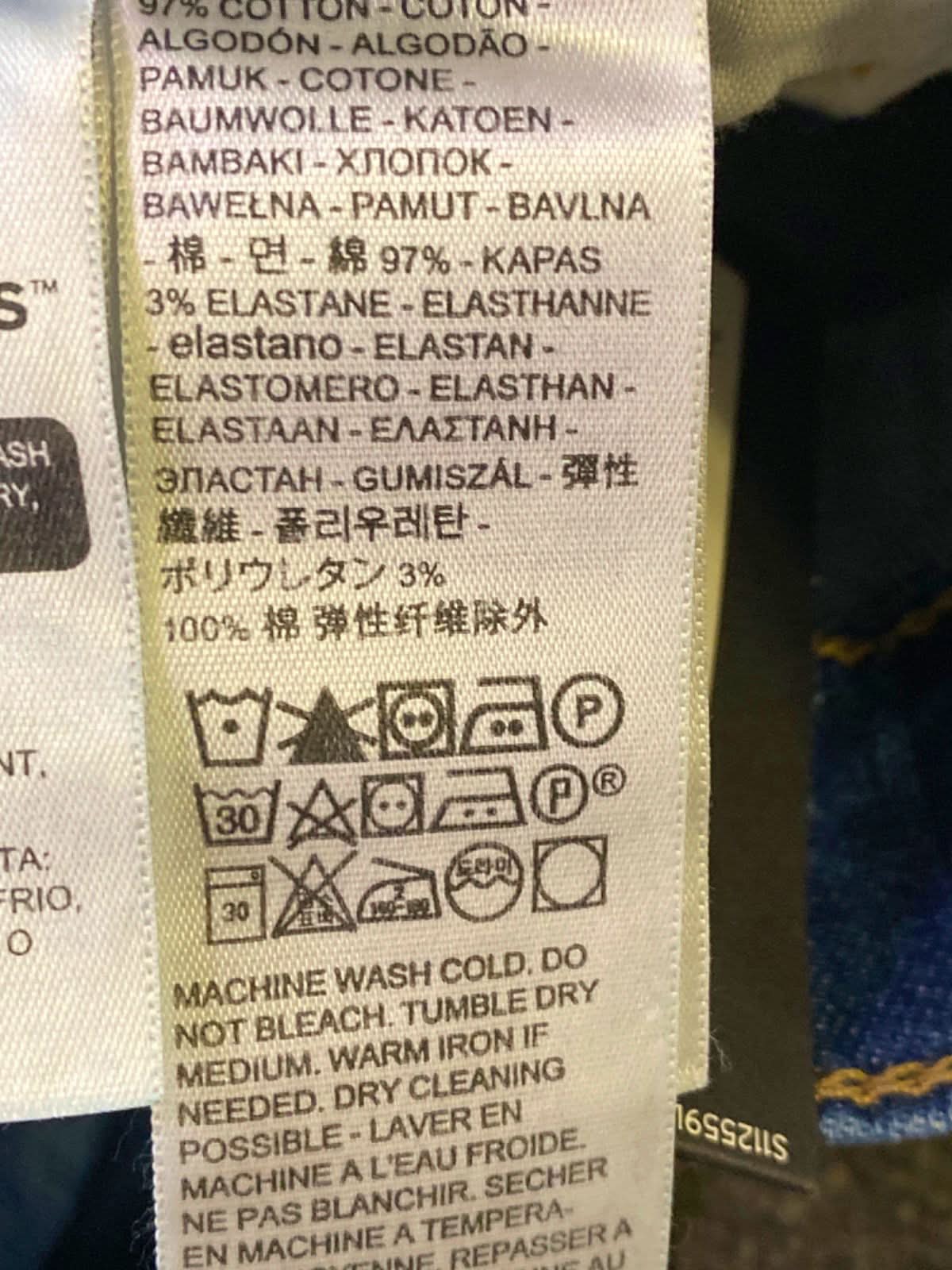 Levi's Blue 724 High Rise Slim Straight Jeans Size W26