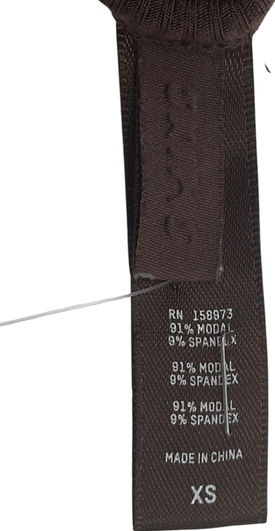 SKIMS Brown Soft Lounge Long Slip Maxi Dress UK XS