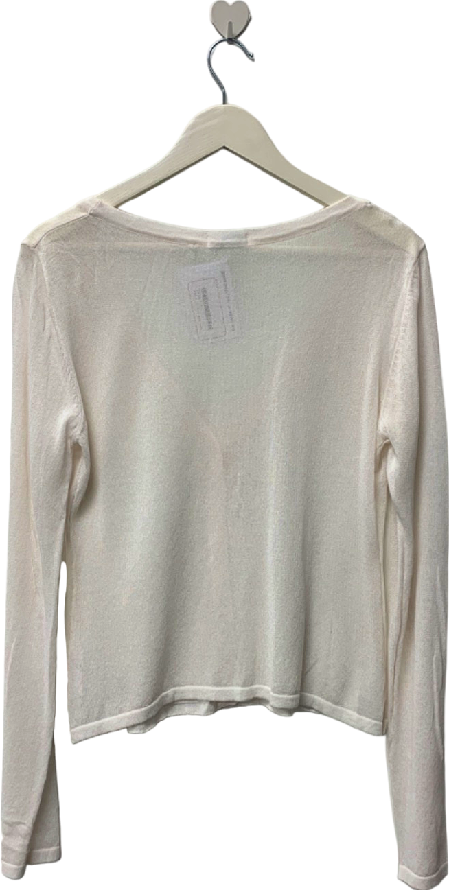 Lounge White Cardigan UK XL