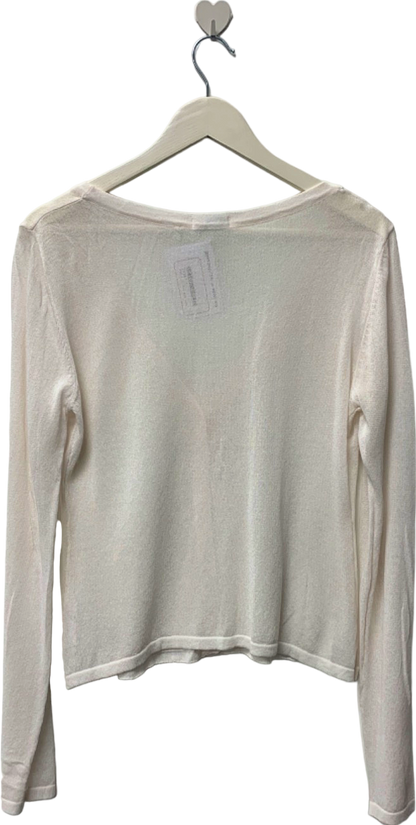 Lounge White Cardigan UK XL