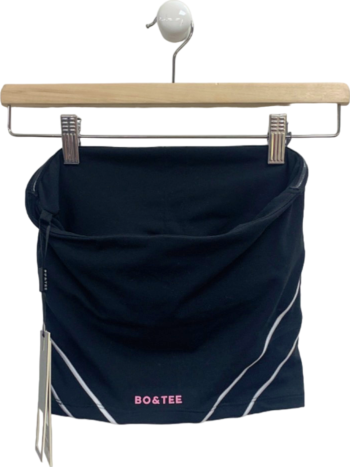 Bo&Tee Black Strapless top  S