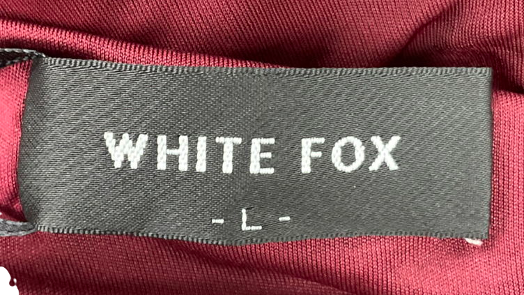 White Fox Red Sweet Skies Maxi Dress UK L