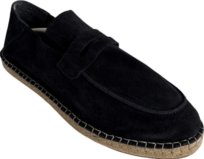 Moss Bros Blue Suede Espadrilles UK 11 EU 45 👞