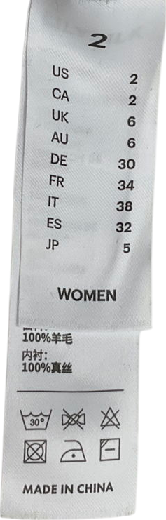 lilysilk Grey Wide Leg Wool-flannel Suit Trousers - Glen Check UK 6