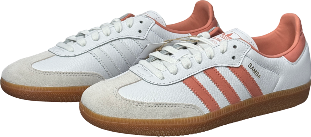 adidas Adidas Samba Og W Pink Clay & White Trainers UK 7.5 EU 40.5 👠