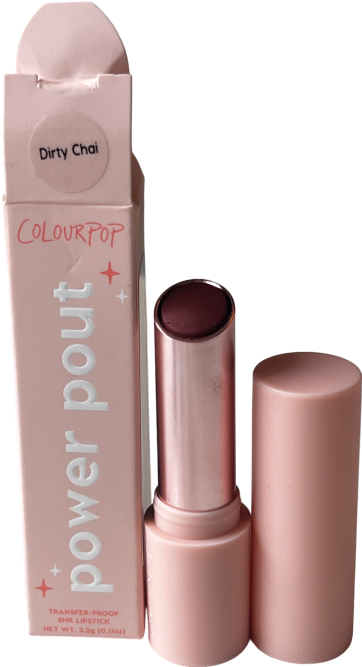 colourpop Power Pout Lipstick Dirty Chai 3.2g