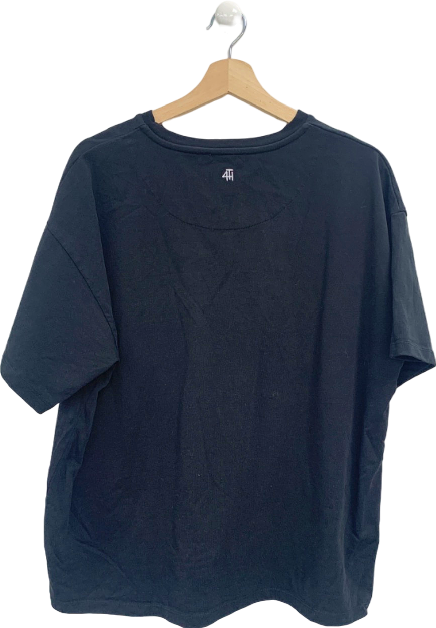 4th + Reckless Black Studio Collection T-Shirt UK M