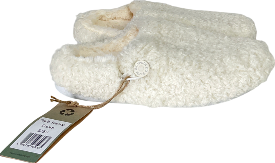 Shuda Cream Helena Borg Mule Slippers UK 5 EU 38 👠