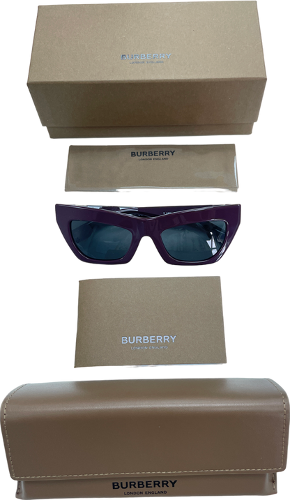 Burberry Be4405 Cat Eye-frame Acetate Logo arm Sunglasses In Case & Box