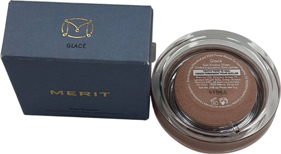 Merit Solo Shadow Cream-to-powder Soft Matte Eyeshadow Glace 5g