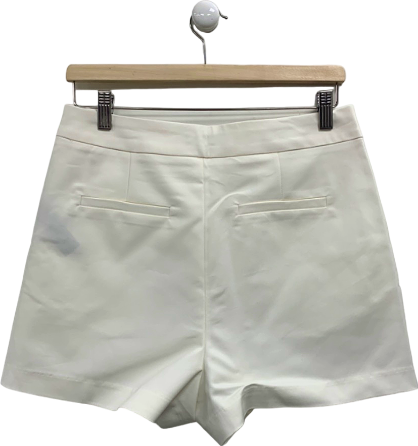 Karen Millen Ivory Essential Techno Woven Short UK 12