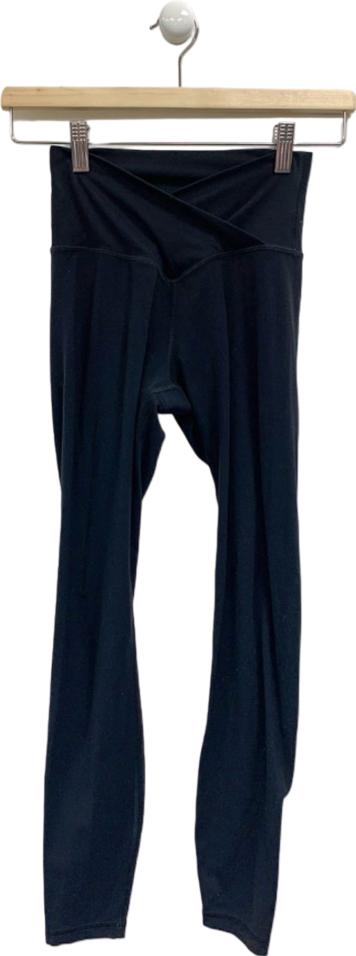 Lululemon Black High-Rise Yoga Leggings UK XS