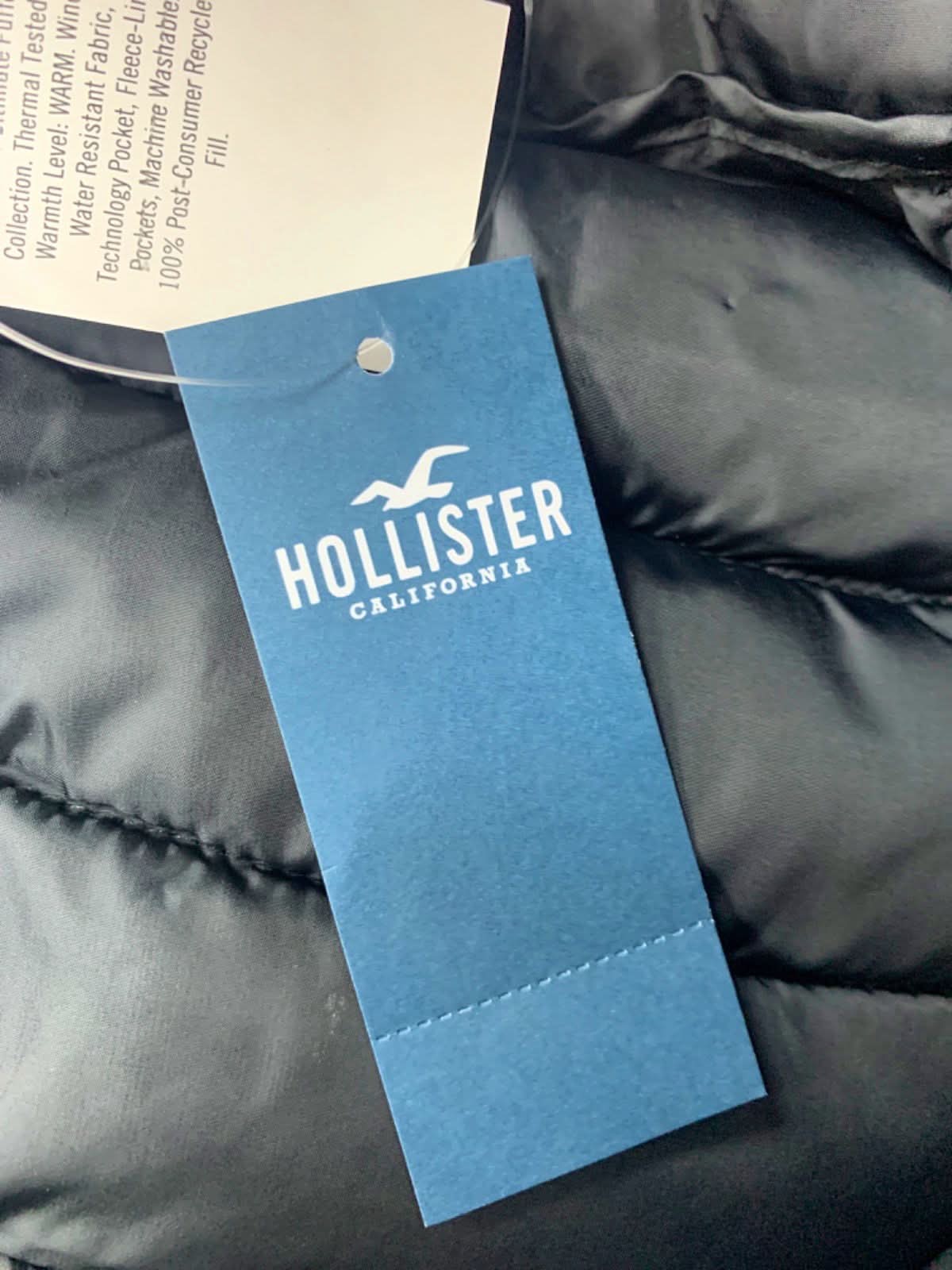 Hollister Navy Ultimate Puffer Jacket XXL