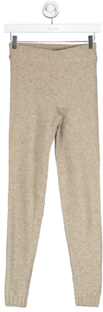 H&M Beige Knit Leggings UK XS