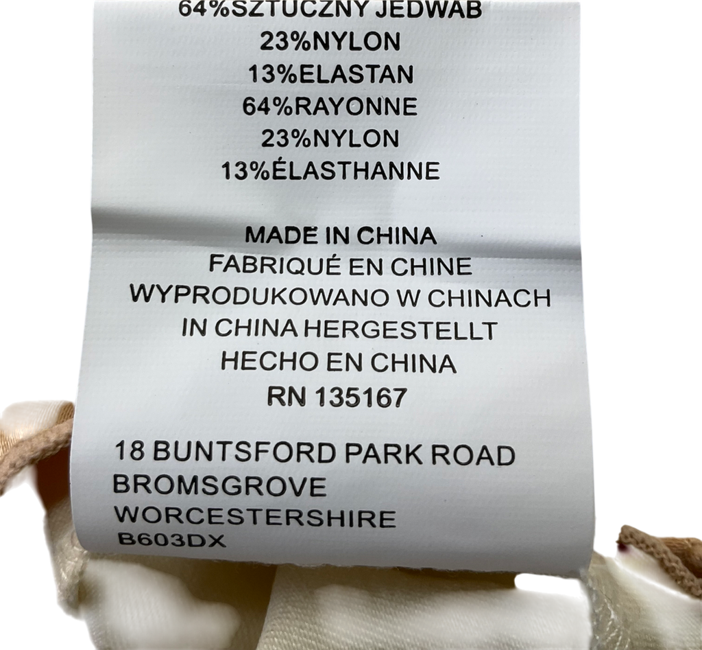 Motelrocks Cream Idalia Corset Top UK S