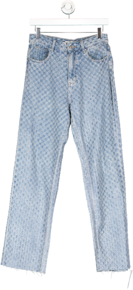 See See Blue Distressed Jeans UK 10