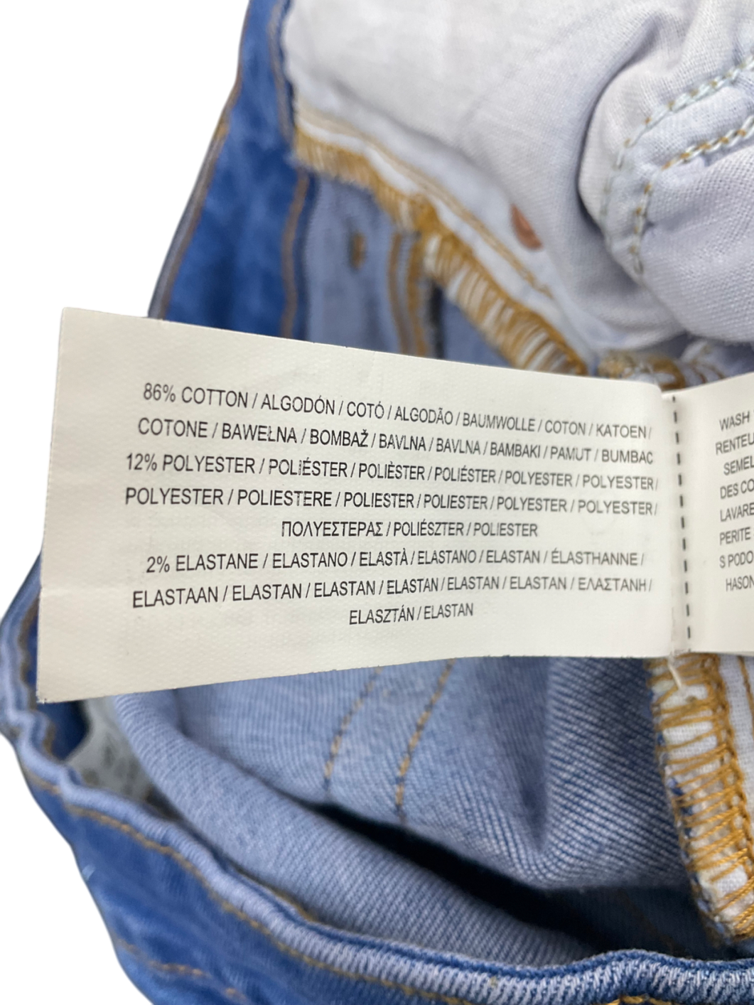 Primark Blue Skinny Jeans UK 12