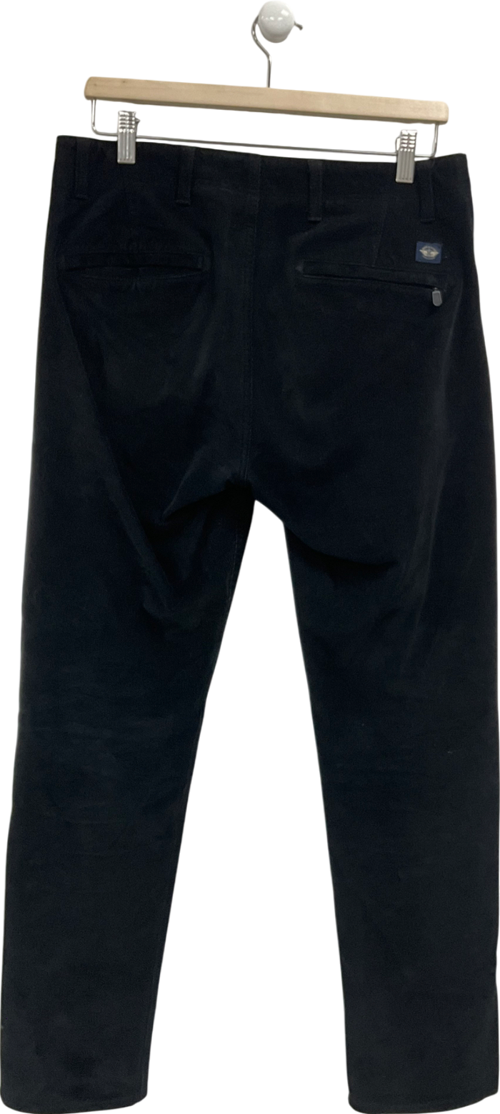 dockers Black Corduroy Trousers UK 10