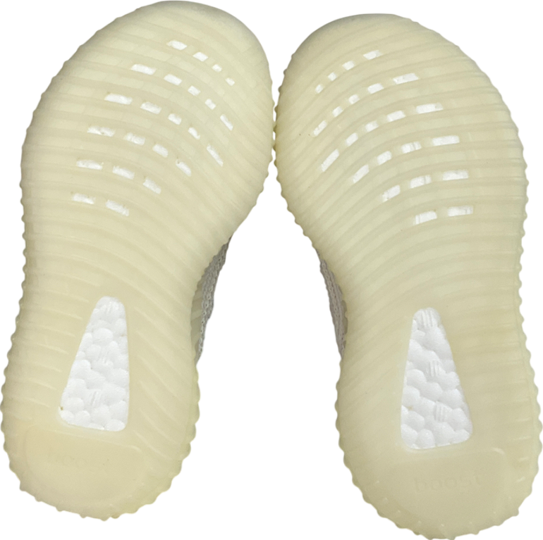 Yeezy White Boost 350 V2 Cmpct Infants 'slate Bone' Trainers UK 9.5 EU 27 👼