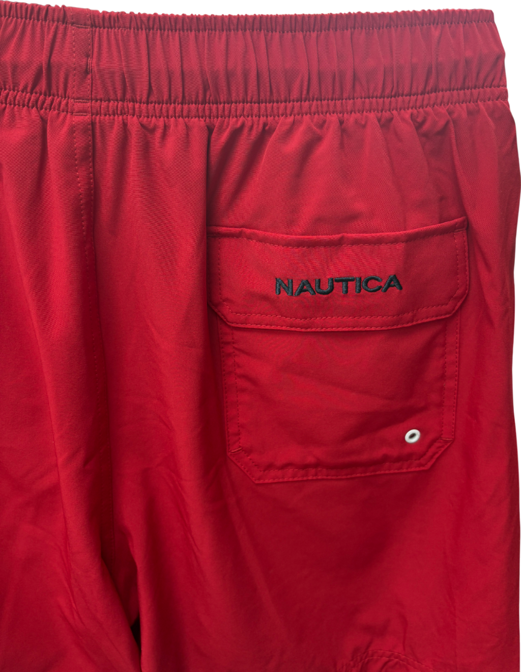 Nautica Red 6" Swim Shorts UK S