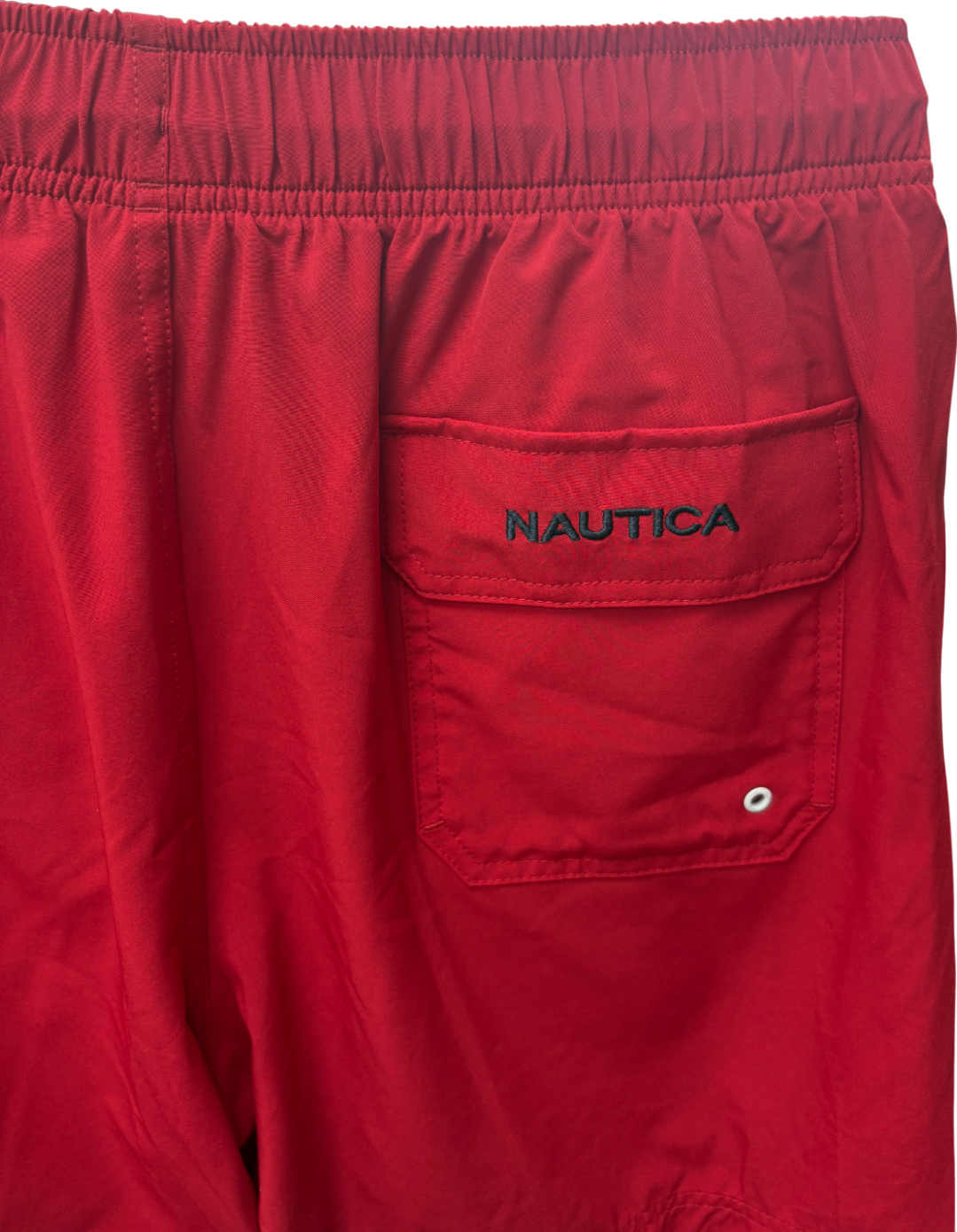 Nautica Red 6" Swim Shorts UK S