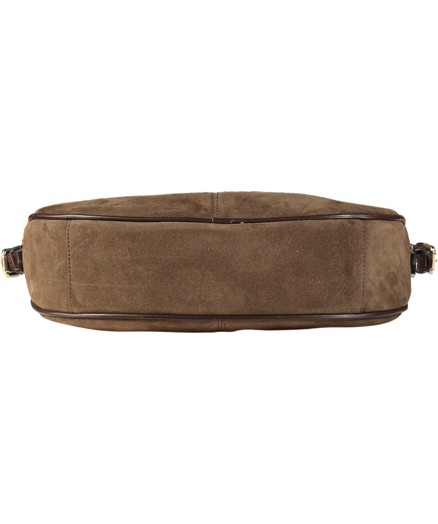 Fairfax & Favor Brown Tetbury Crescent Bag