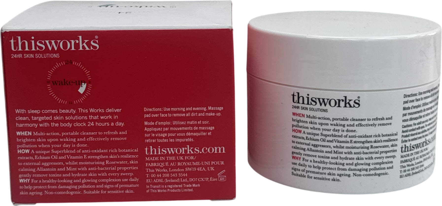 This Works In Transit No Traces Cleansing Pads 60 pads