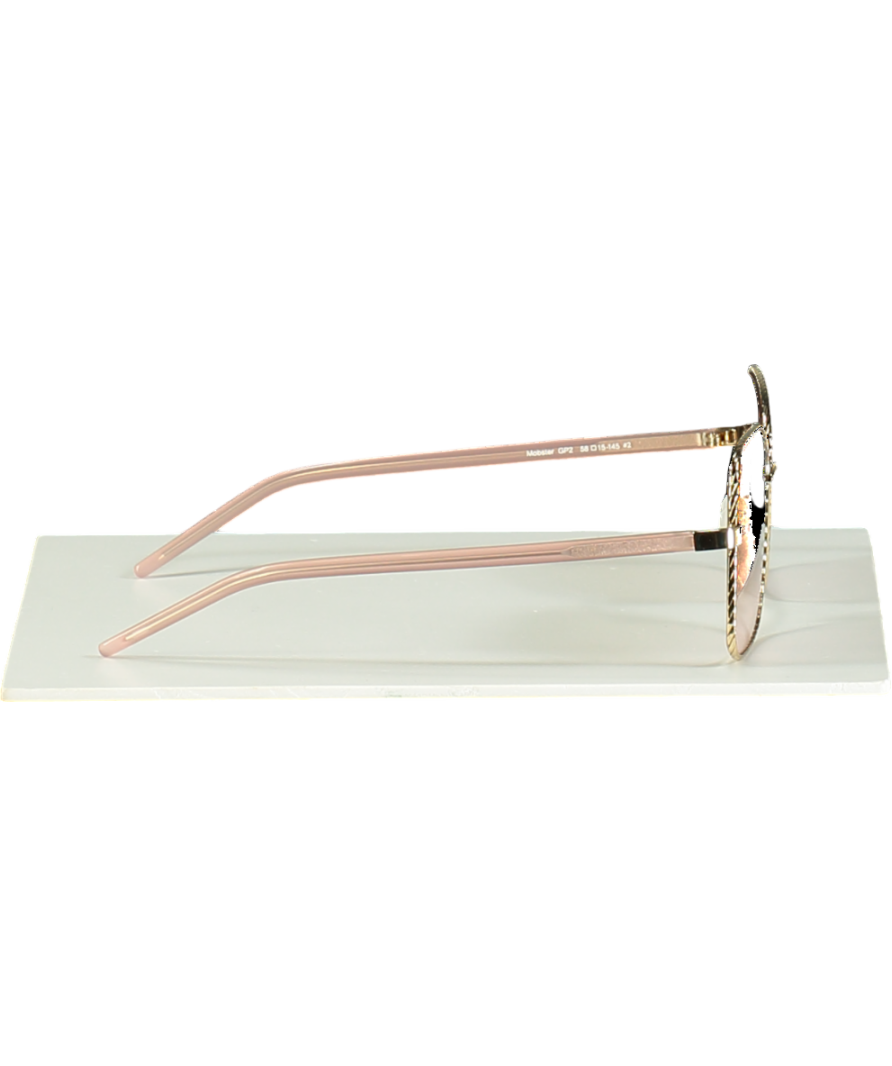 For Art's Sake Pink Square Frame Two-tone Sunglasses One Size