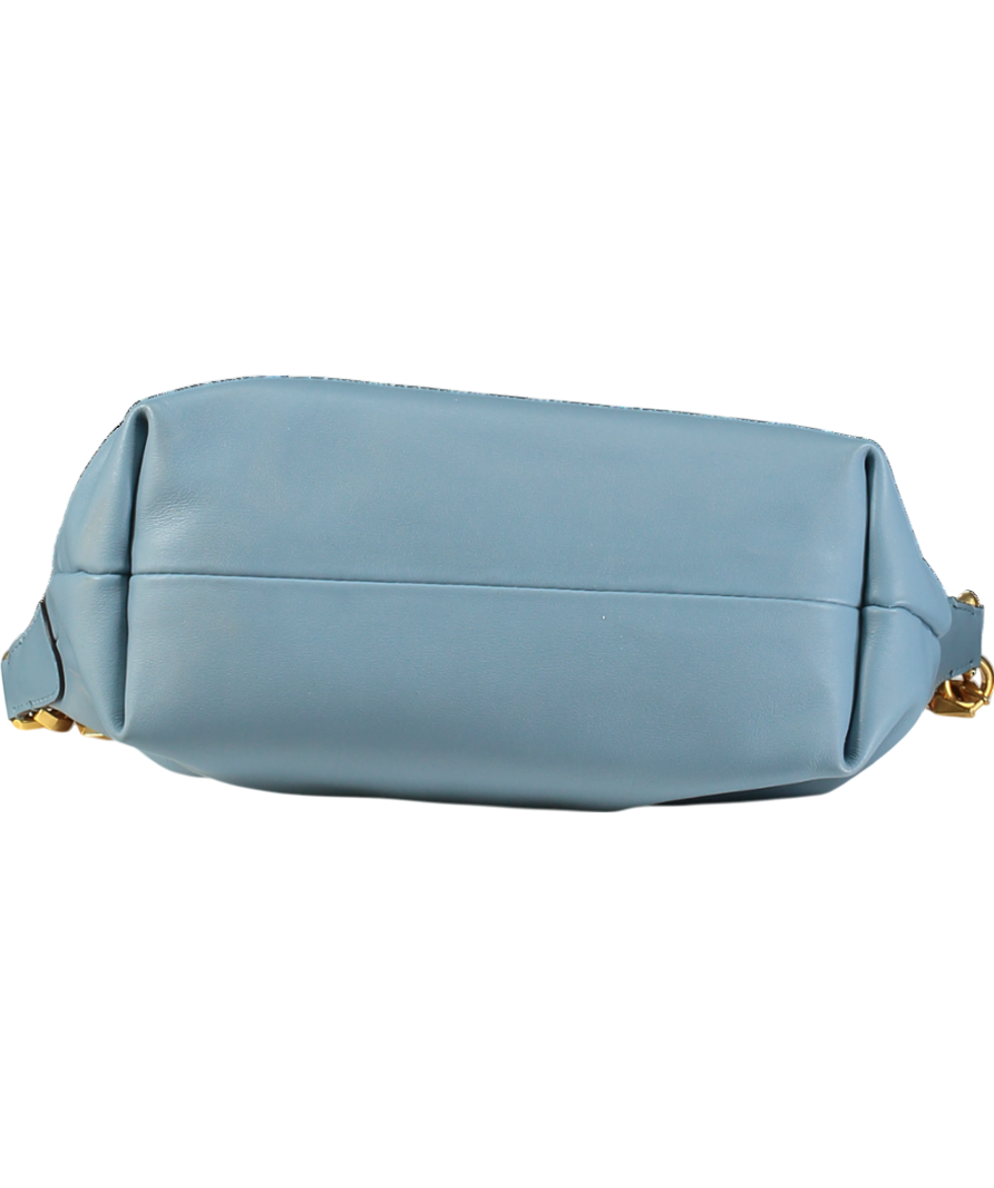 Jimmy Choo Blue ‘diamond’ Leather Hobo Shoulder Bag