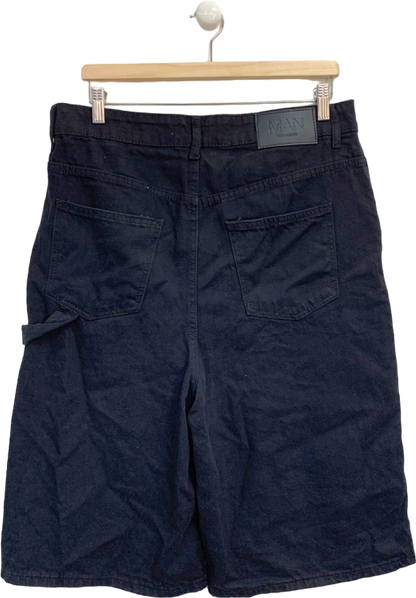 BoohooMAN Black Tall Cargo Shorts W32