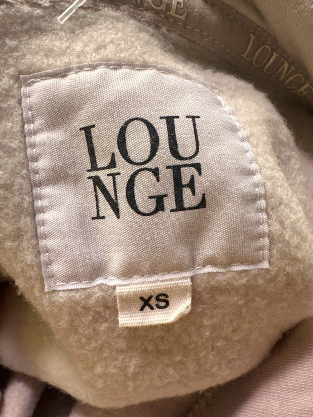 Lounge Beige Hoodie UK XS