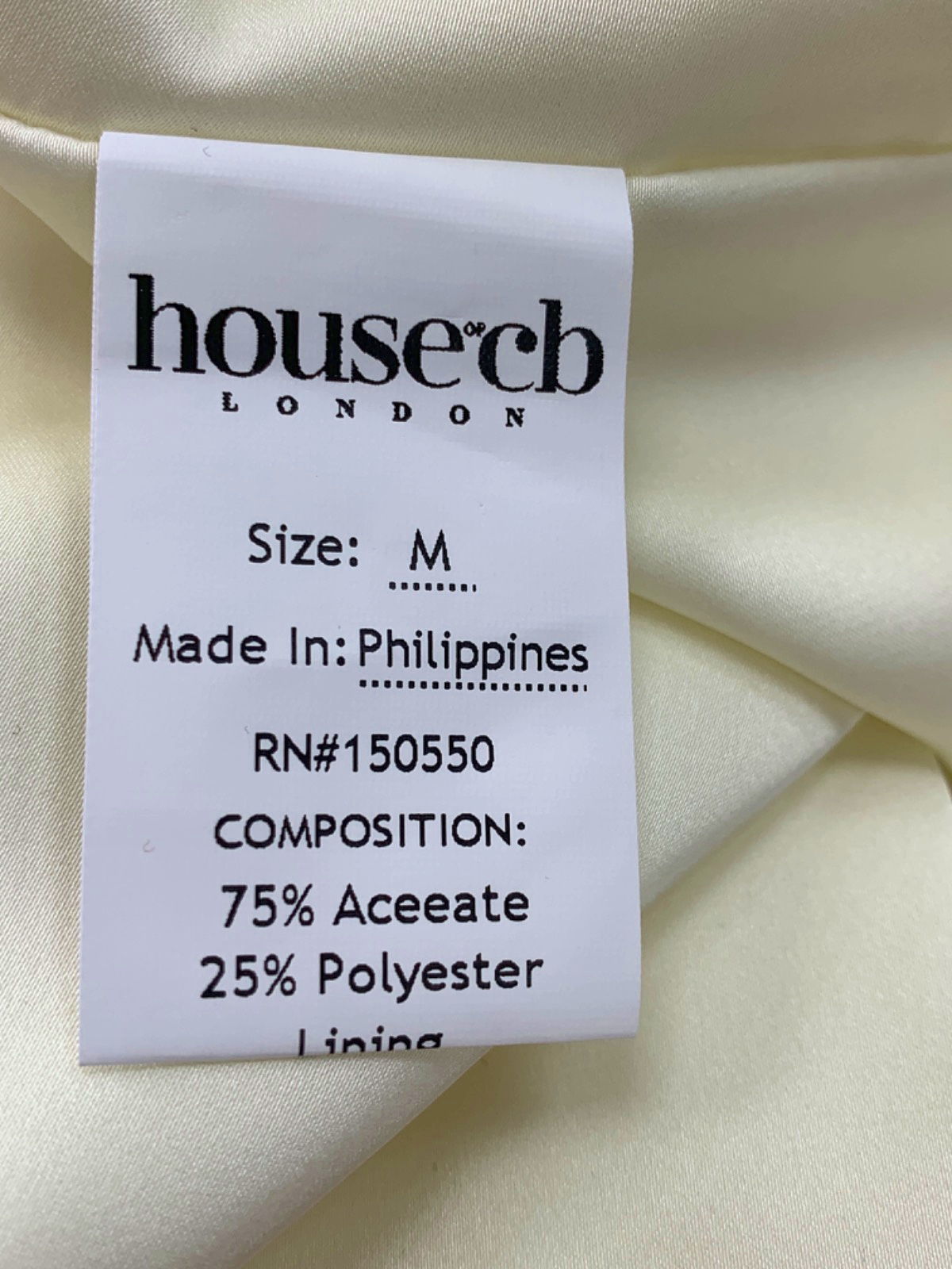 House of CB Ivory Shiema Mini Dress UK M