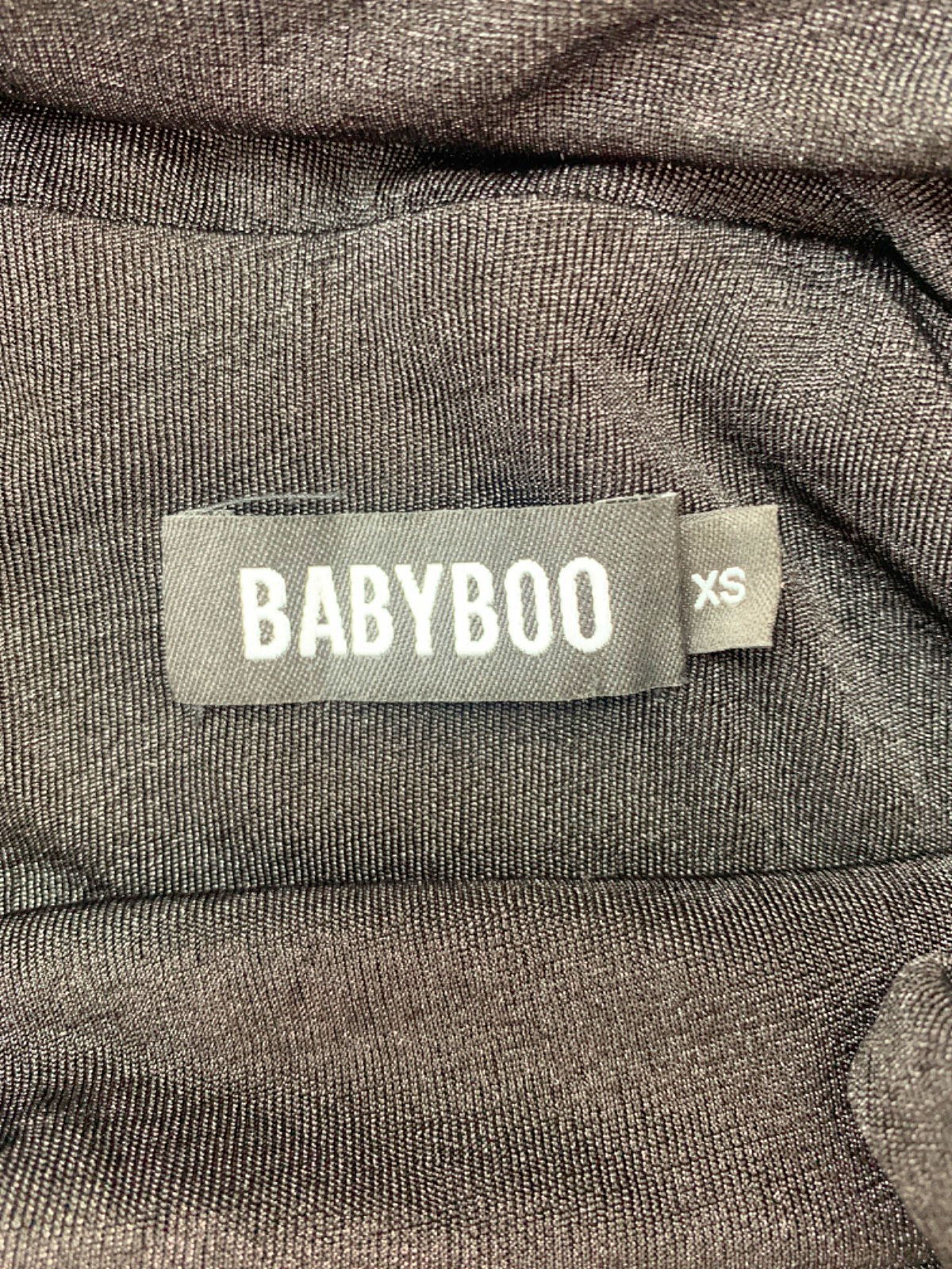 Babyboo Black Backless Midi Dress XS