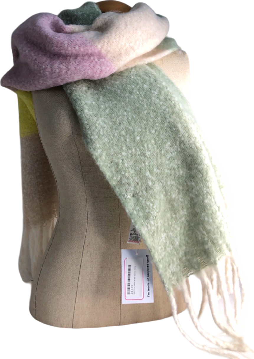 NEXT Multicoloured Fringed Scarf One Size